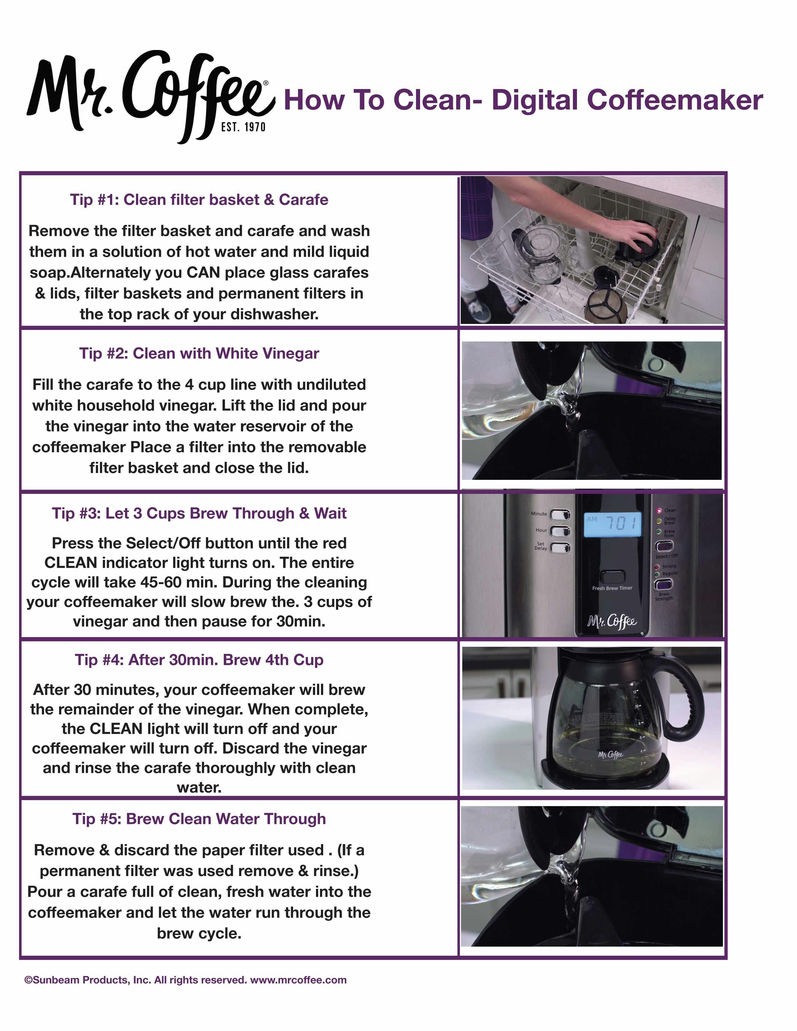 mr coffee digital electric kettle instructions